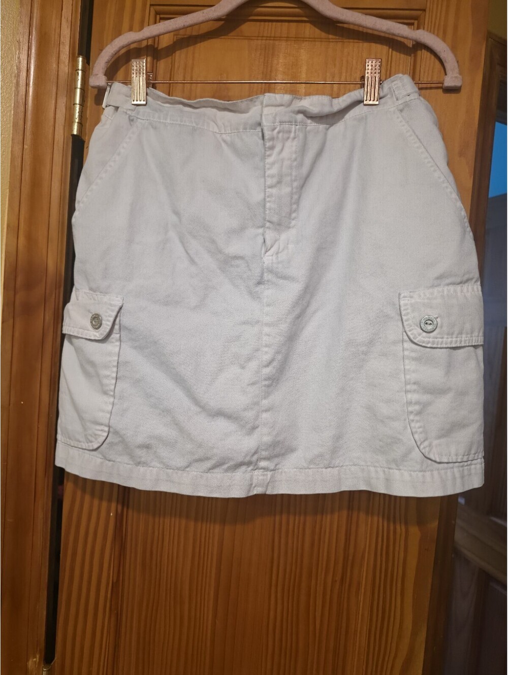 Gloria Vanderbilt White Mini Skirt Size 10